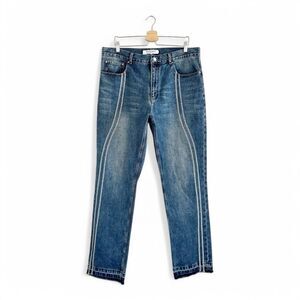 Colette Hyatt In The Pines Embroidered Chain Stitch Boot Jeans Released Hem